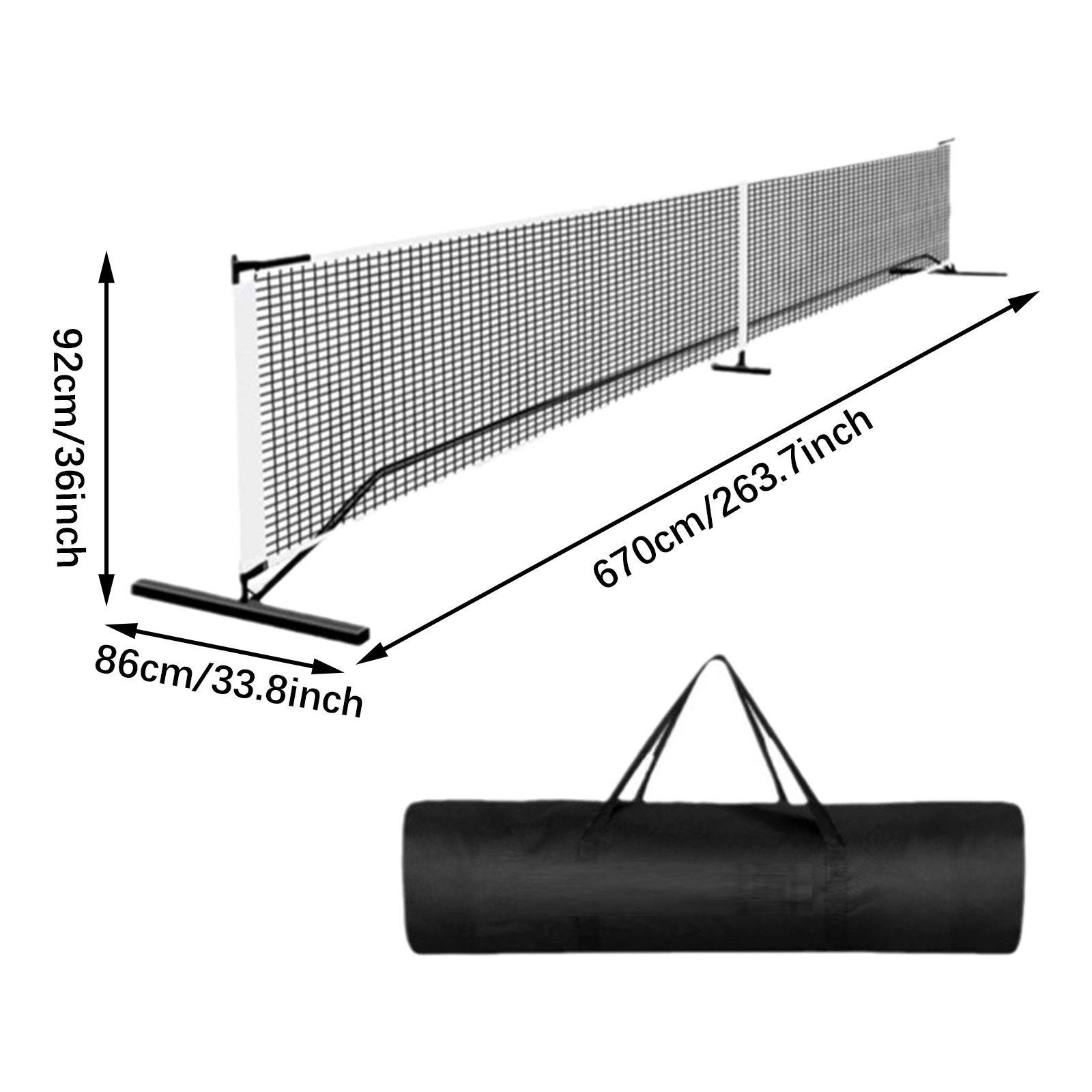Portable Pickleball Net System - Badminton Background ulasan dan harga